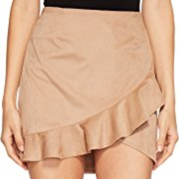 Jack by BB Dakota Dresses & Skirts - NWT Jack by BB Dakota Khan Faux Suede Ruffle Skirt